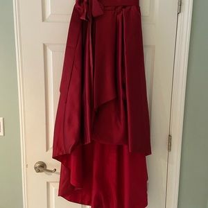 Gorgeous Custom Made Satin Skirt - Never Worn!